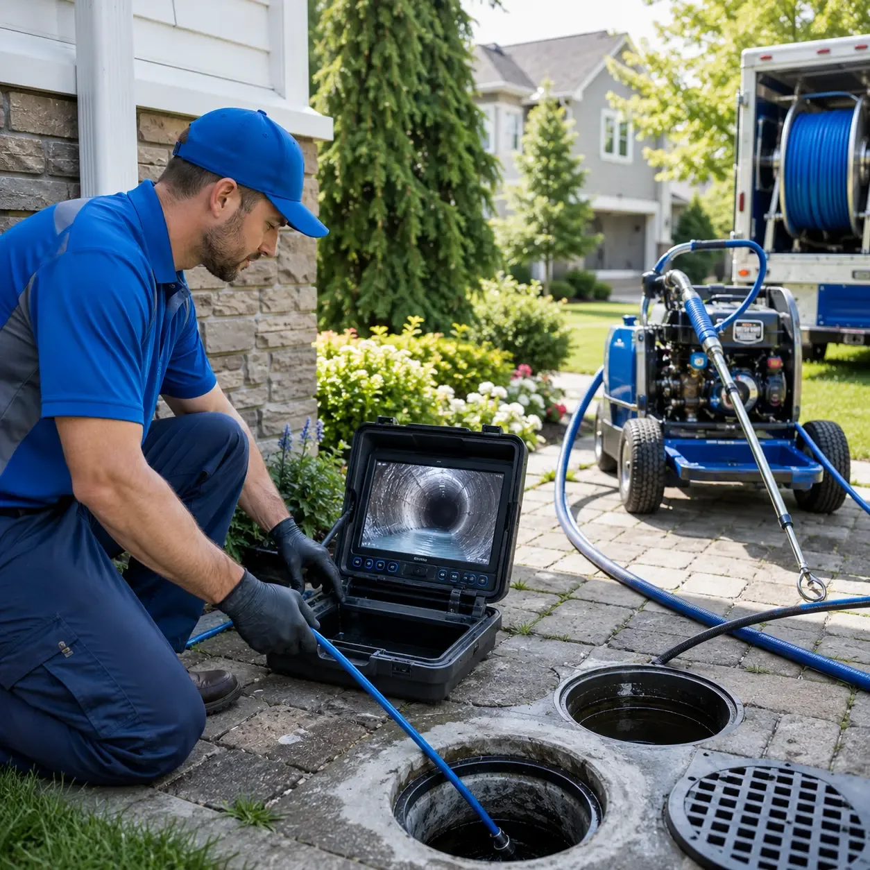 Outdoor drain cleaning professionals serving Christiansburg, OH