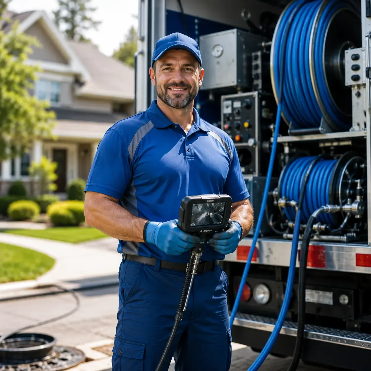 Local outdoor drain cleaning specialists in Christiansburg, OH